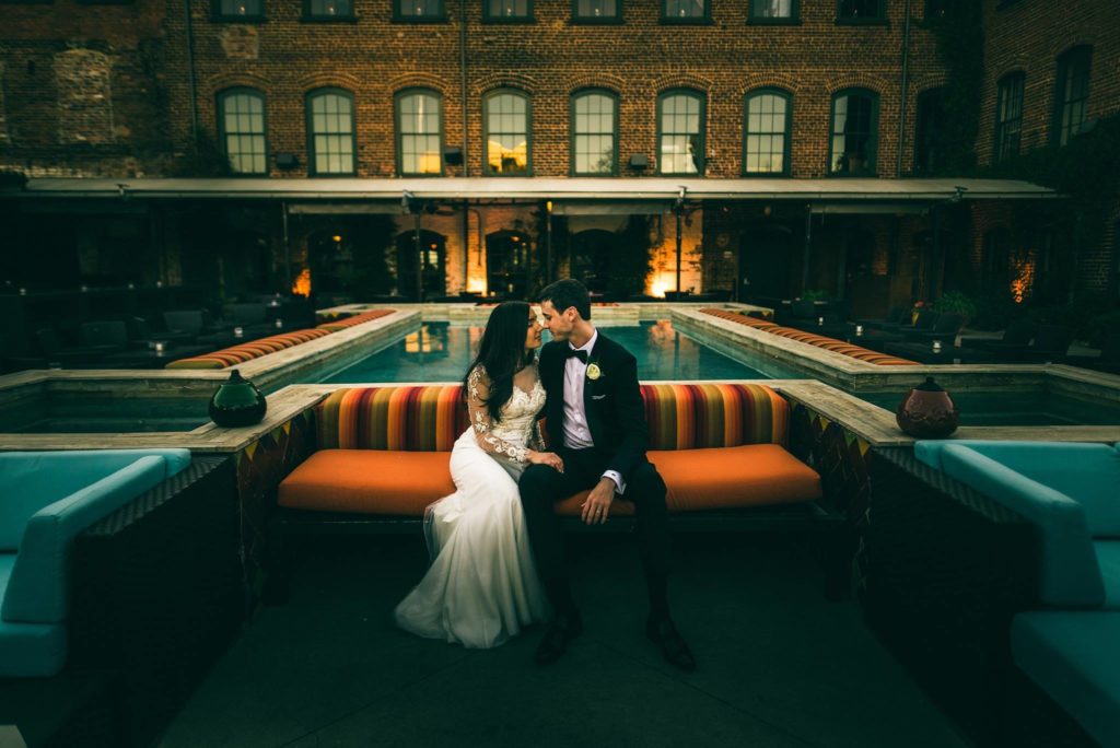 Melrose Knitting Mill Wedding