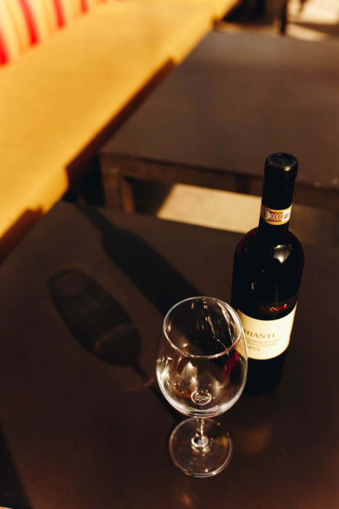 Wine at Mulino Italian Kitchen & Bar. Photography By Jamie Robbins.