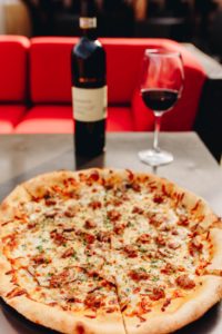 Pizza at Mulino Italian Kitchen & Bar. Photography By Jamie Robbins.