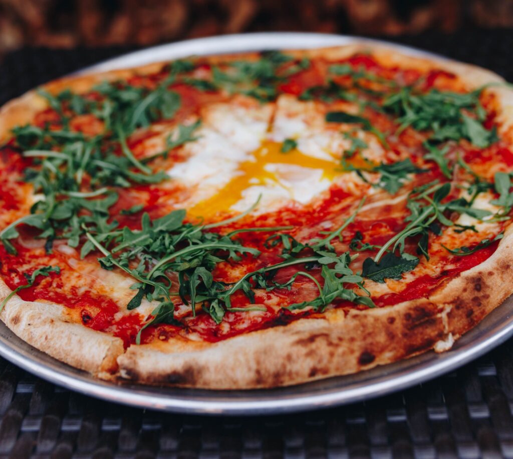 Pizza at Mulino Italian Kitchen & Bar. Photography By Jamie Robbins.