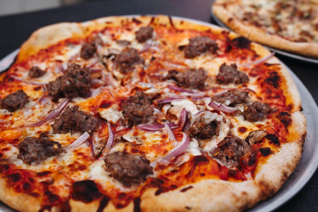 Pizza at Mulino Italian Kitchen & Bar. Photography By Jamie Robbins.