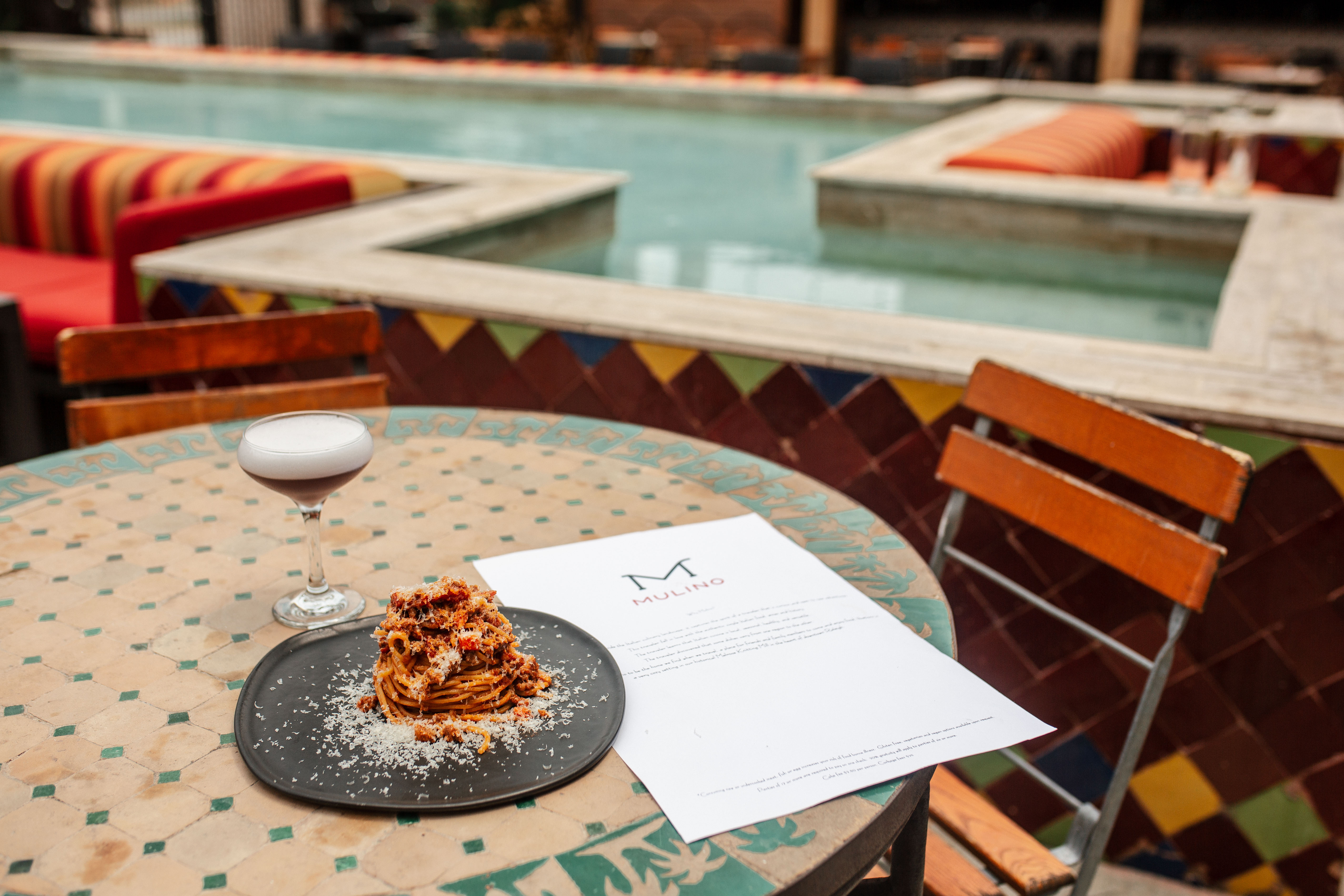 Outdoor Seating at Mulino Italian Kitchen & Bar. Photography by Jamie Robbins.-7131